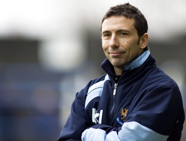 Derek McInnes started his managerial career with St Johnstone.