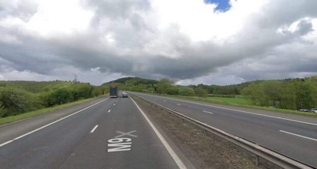 The M9 leading up to the Keir Roundabout. Image: Google Maps