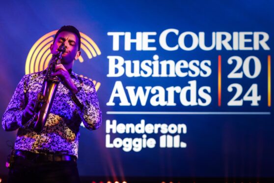 Entertainment from the Courier Business Awards 2024 Image: Mhairi Edwards/ DC Thomson.