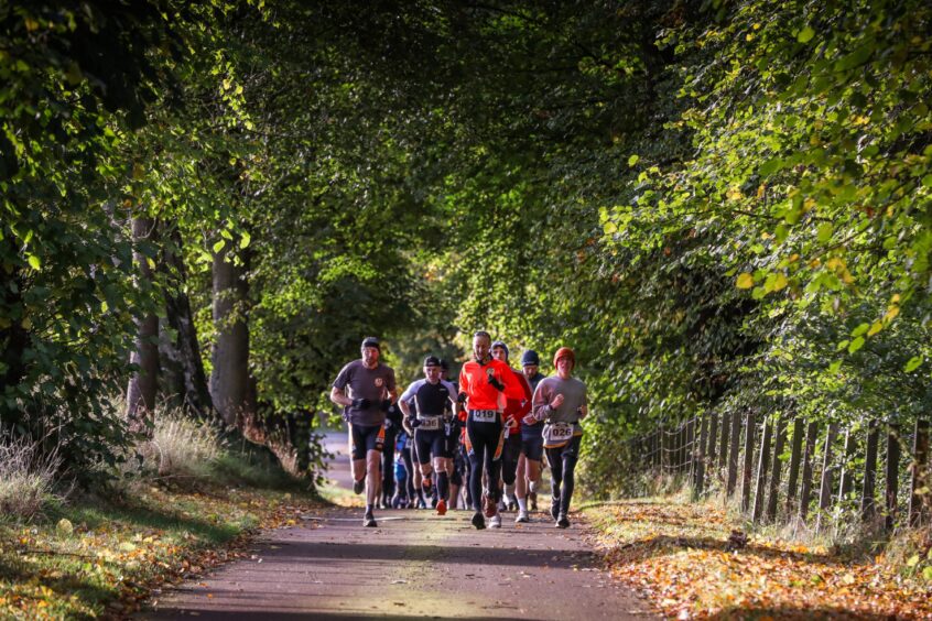 Runners at Montrose Tri Club duathlon