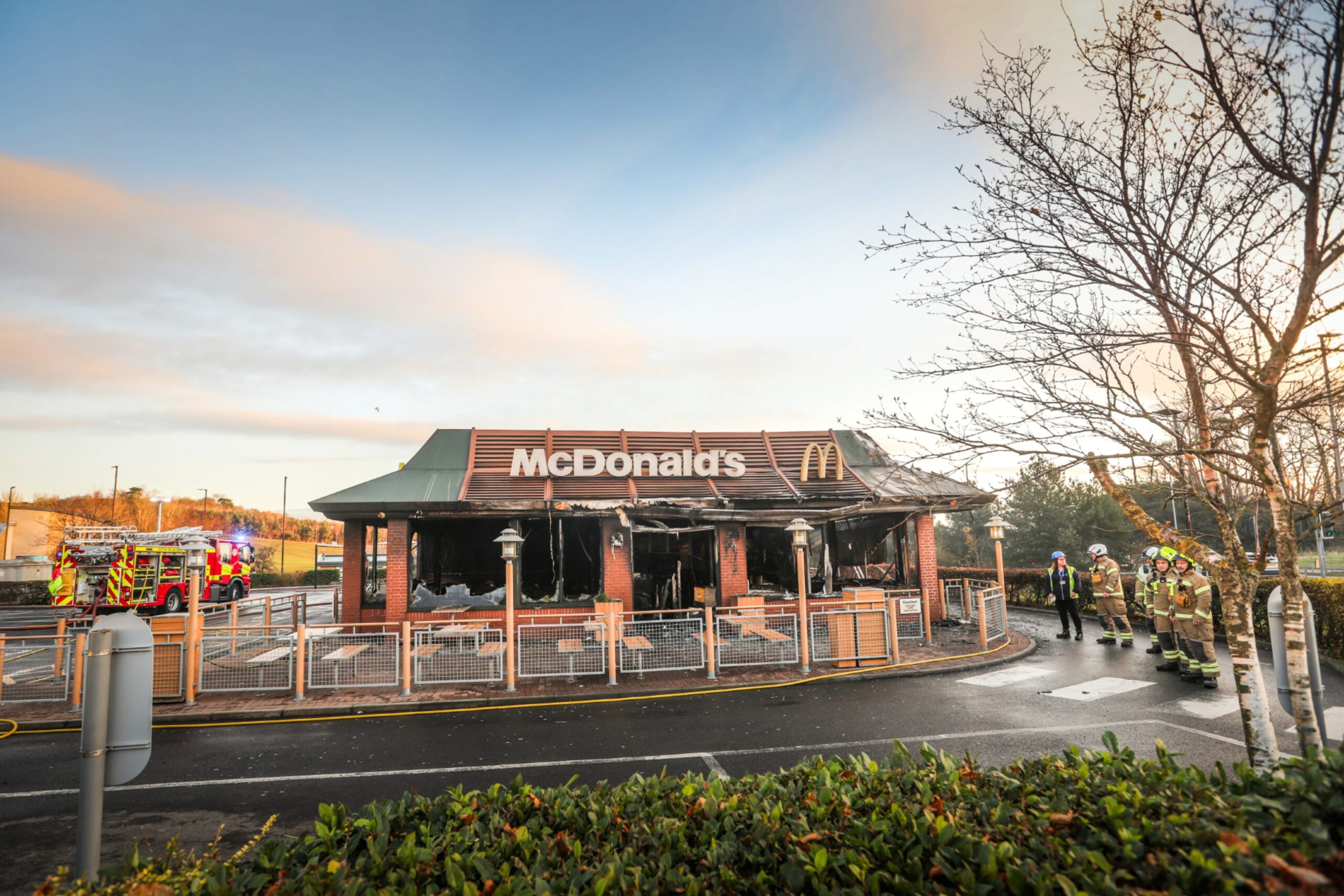 The fire-hit Monifieth McDonalds