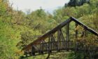 A verdant view of a bridge from a walk near Stirling