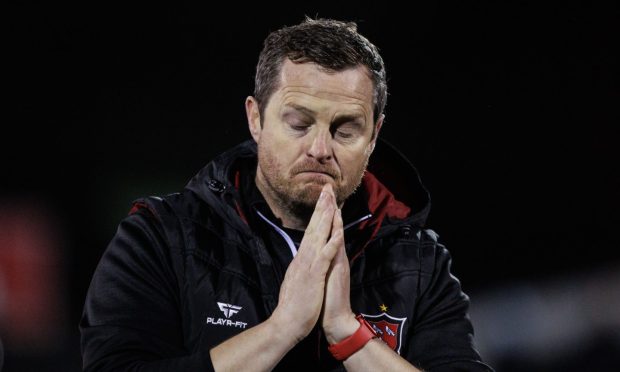 Jon Daly cuts a dejected figure as Dundalk's fate is confirmed