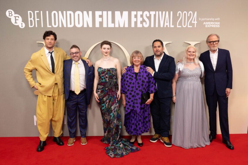 Alastair and Louise were invited to the film's premiere and met the stars on the red carpet.