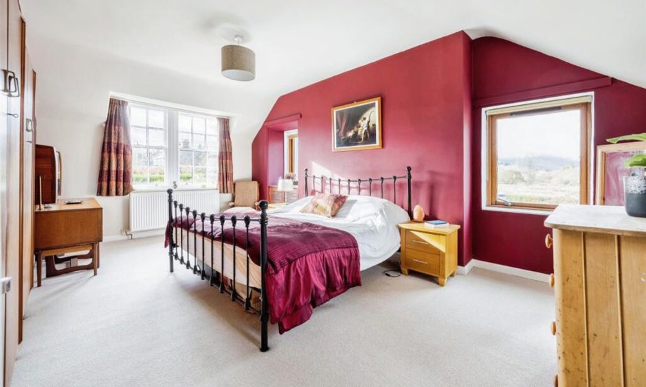 Main bedroom at Callander home.