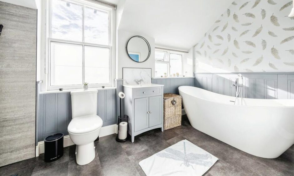 Bathroom at Callander home.