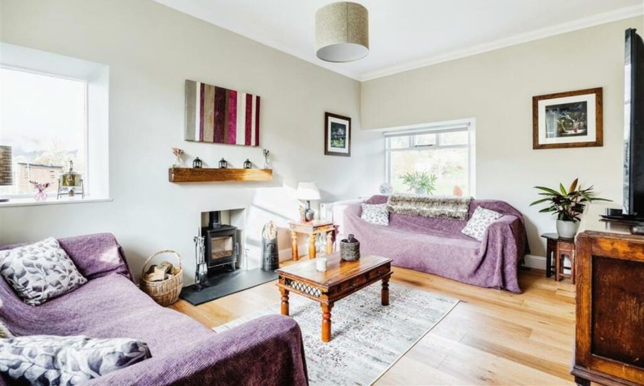 Sitting room at Callander home.