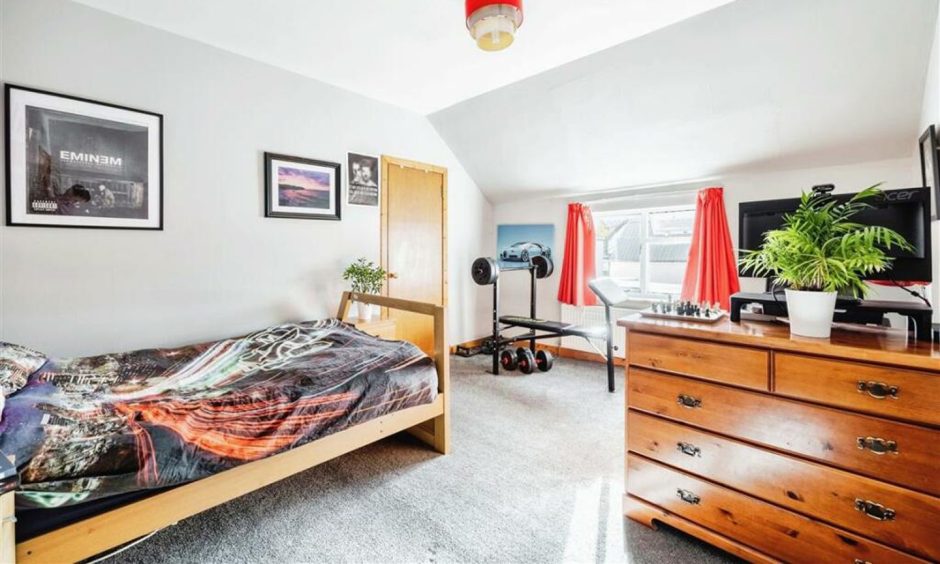 Bedroom at Callander home.