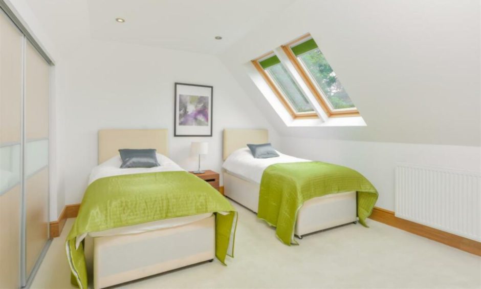 Bedroom at Blairingone Church in Kinross-shire.