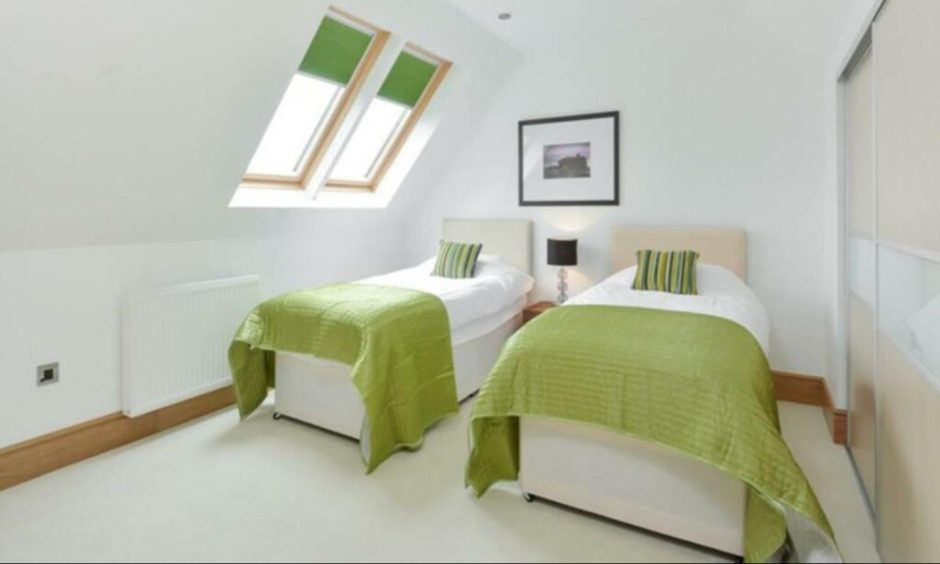 Bedroom at Blairingone Church in Kinross-shire.