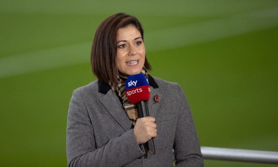 Sky Sports presenter Eilidh Barbour.