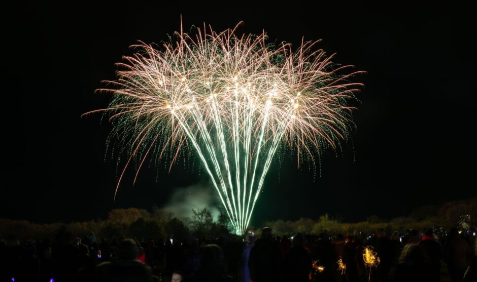 Kirriemuir fireworks display at The Hill.