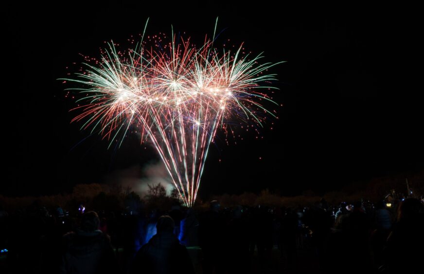 Kirriemuir fireworks display at The Hill.