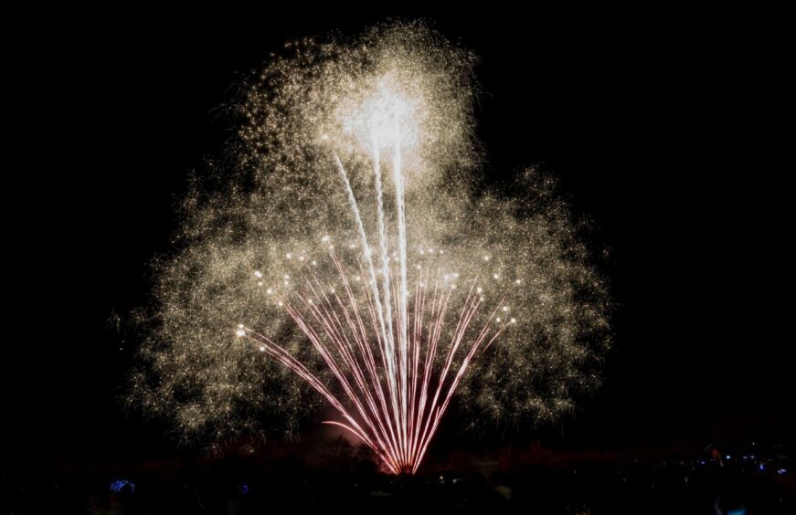 Kirriemuir fireworks display at The Hill.