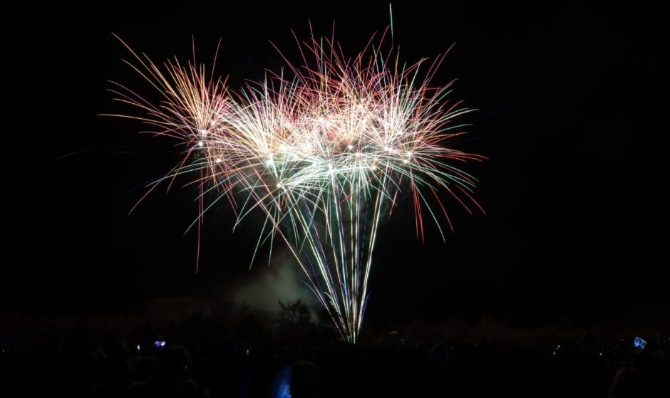 Kirriemuir fireworks display at The Hill.