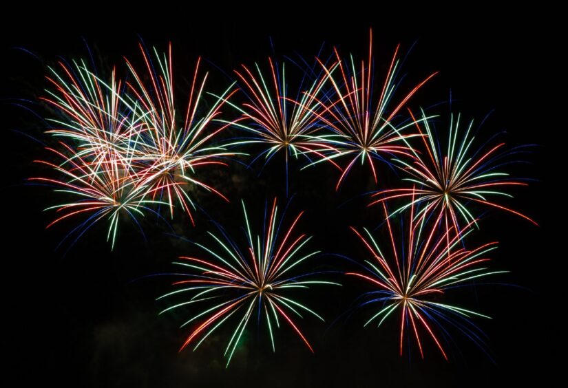 Kirriemuir fireworks display at The Hill.