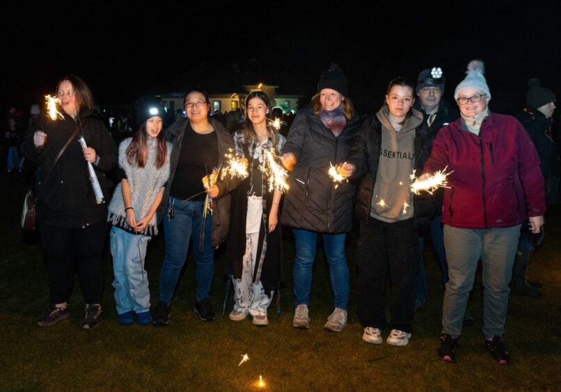 Kirriemuir fireworks display at The Hill.