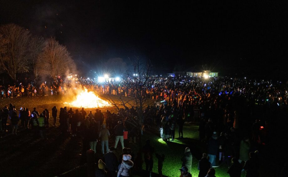 Kirriemuir fireworks display at The Hill.