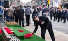 Forfar Remembrance Parade and Service. Image: Paul Reid