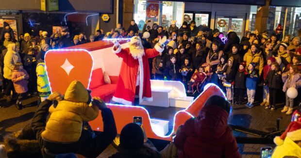 Arbroath Christmas Lights switch-on and Christmas Market. Image: Paul Reid