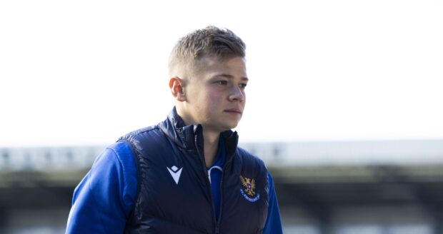 Max Kucheriavyi before St Johnstone's game against Dundee.