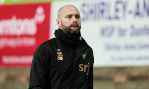 Dunfermline Athletic FC manager James McPake.