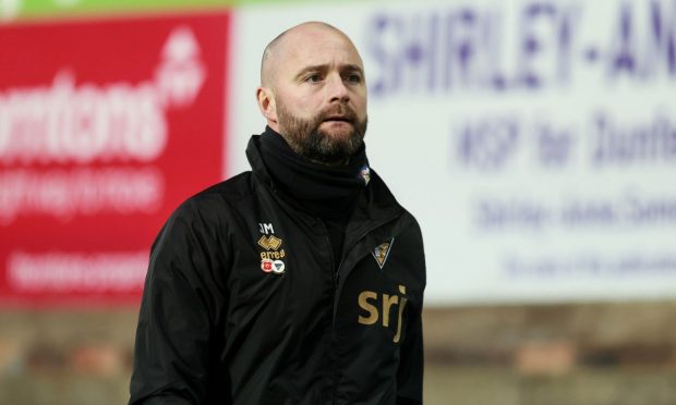 Dunfermline Athletic FC manager James McPake.