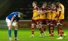 St Johnstone players at full-time against Motherwell.