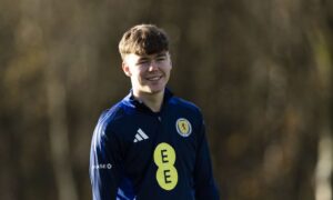 Rory MacLeod is back in Scotland with the national Under-19 squad. Image: SNS