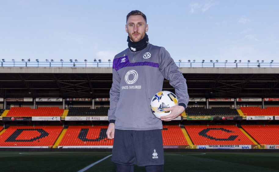 Louis Moult is back in contention for Dundee United 