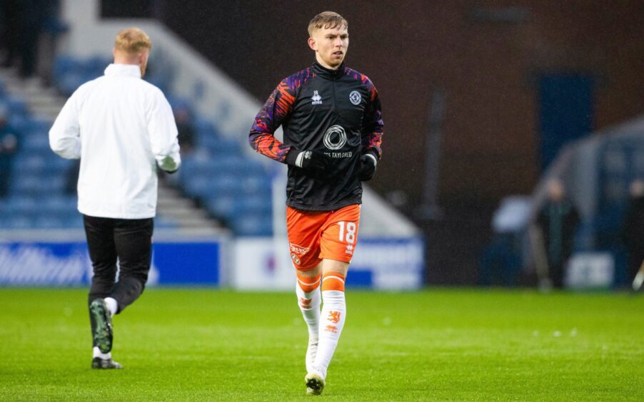 Kai Fotheringham, pictured, was back in the Dundee United starting line-up