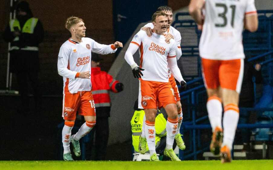 Dundee United claimed a 1-1 draw against Rangers in November