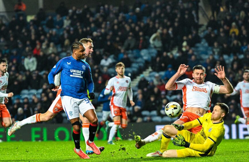 Jack Walton brilliantly blocks from Danilo. 