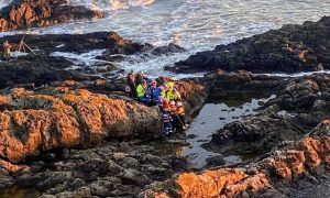 Coastguard team in Montrose.