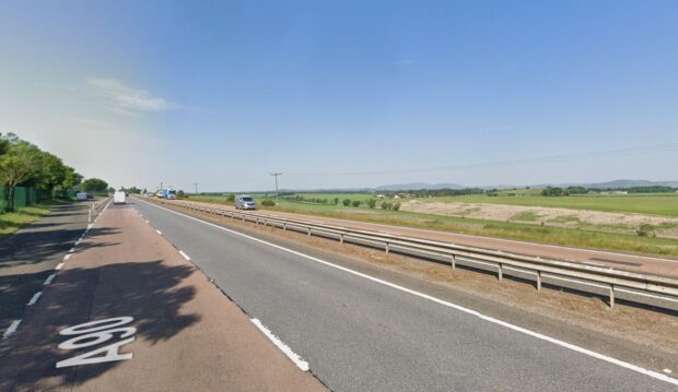 Traffic Scotland is urging drivers to approach the area with “caution”. Google Street View