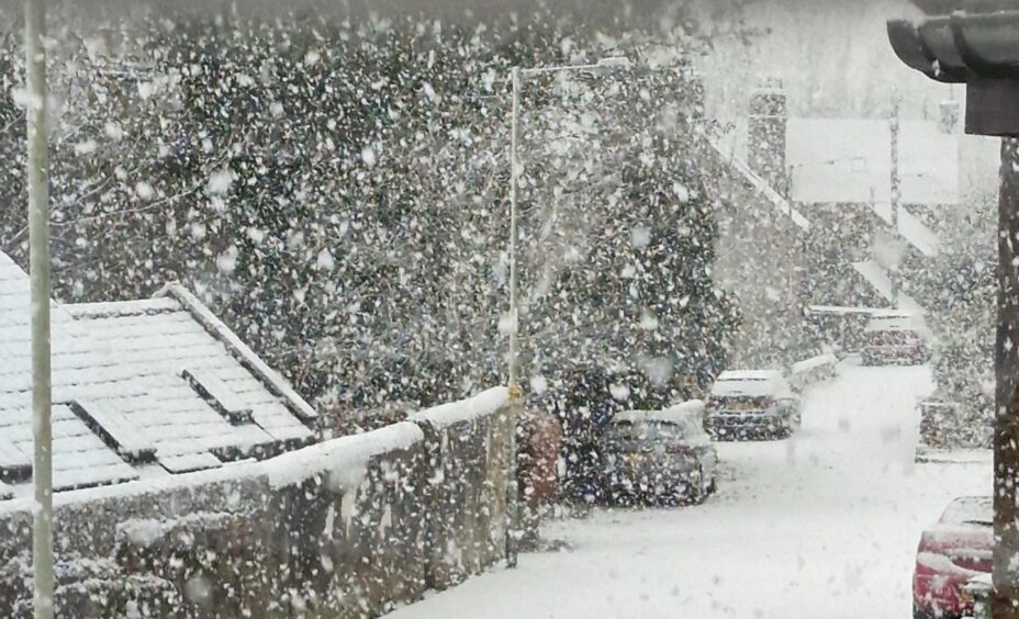 Chapel street in Alyth.