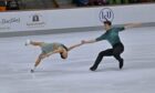 Anastasia Vaipan-Law and Luke Digby in action at the NHK Trophy Grand Prix in Japan. Image: Ice Dundee