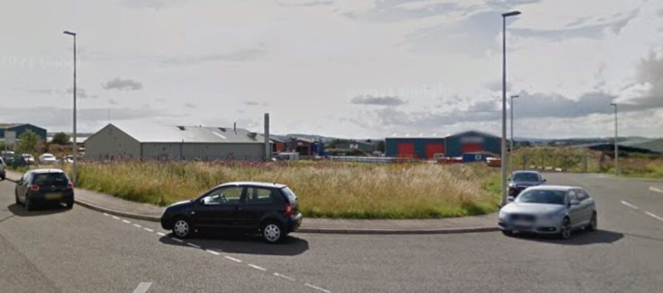 Montrose industrial units site at Brent Avenue.