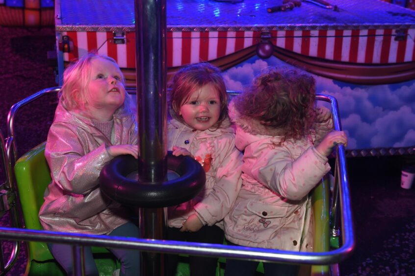 The Buckhaven fireworks event was enjoyed by all ages.