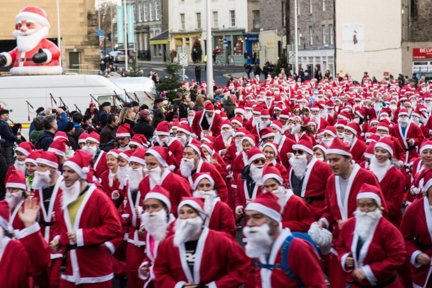 The Santa Run. 