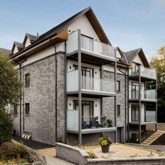 facade of house for sale in Glenfarg