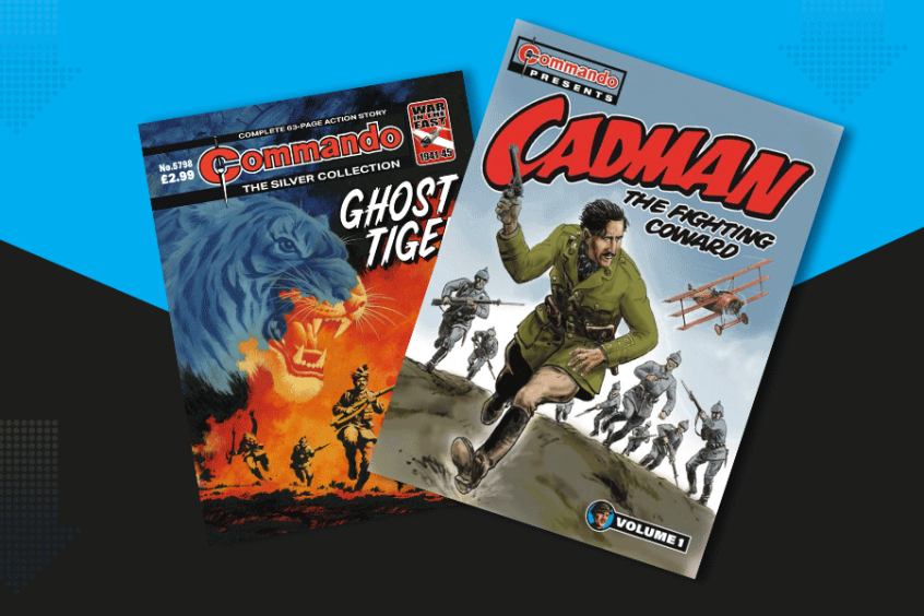 Commando Comics + FREE Cadman Graphic Novel