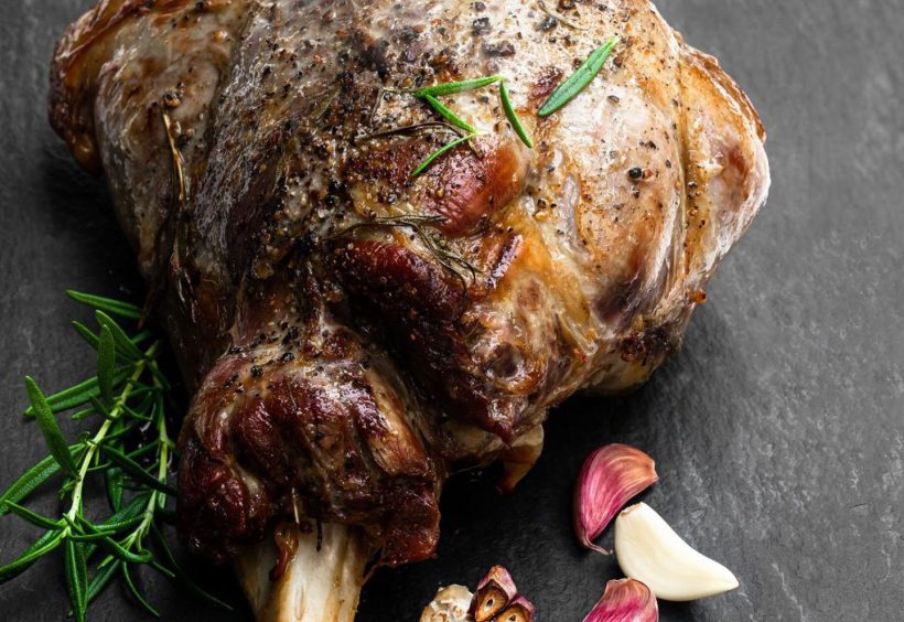 A roasted leg of lamb from scott brothers butchers in dundee