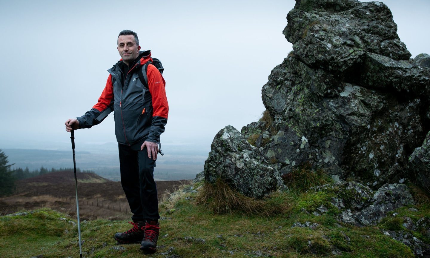 Donald McInnes survived a 100ft drop down Ben More