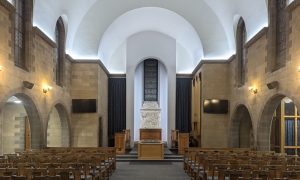 The chapel at Dundee Crematorium. Image: Dignity