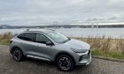 The Ford Kuga PHEV on the waterfront at Kingussie. Image: Jack McKeown.