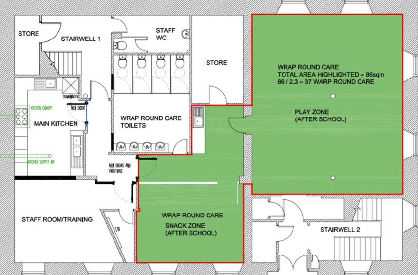 Forfar Mart buildings nursery proposal.