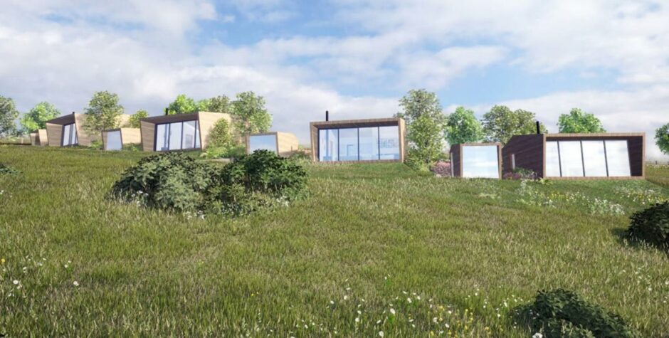 Glamping pods approved for Angus site.