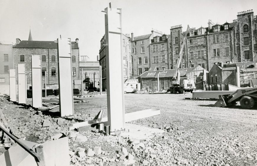 The Keiller Centre under construction in March 1979.