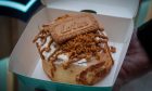 A Lotus Biscoff Cinnabon. Image: Isla Glen/DC Thomson